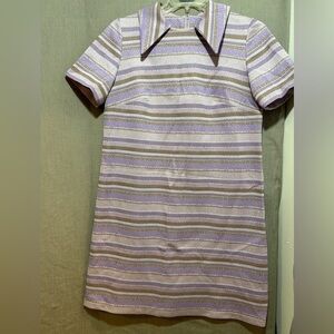 Vintage hand made mini dress size L